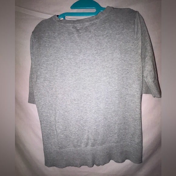 Merona Light Gray Knit Sweater - Picture 5 of 6